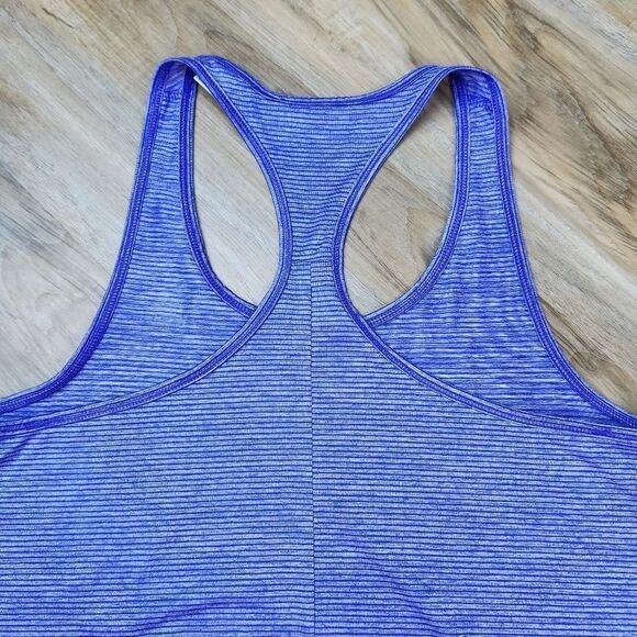 ☔️💜Adidas Purple Racerback Athletic Sleeveless Top Medium - Picture 4 of 9